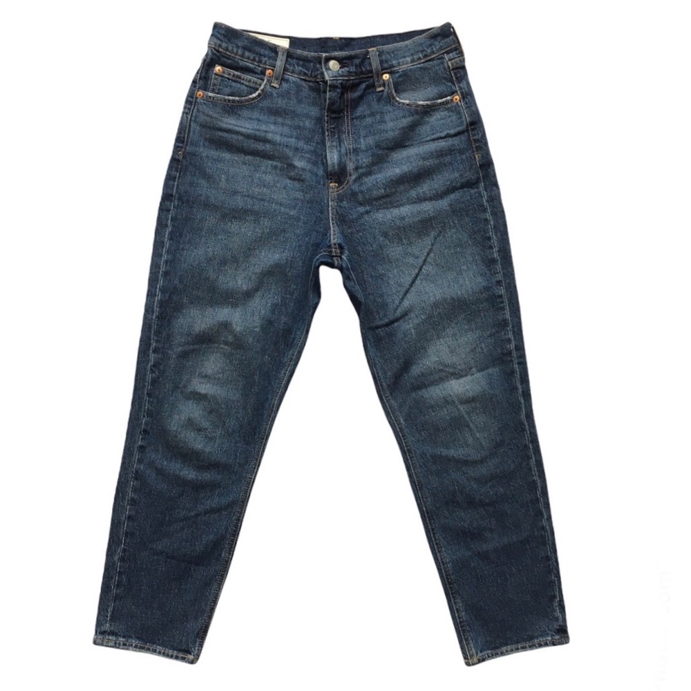 GAP mom jean high rise jeans size 29 dark wash - Picture 7 of 16